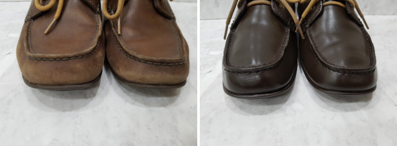 RockPort 락포트 남성화 로퍼 복원 염색