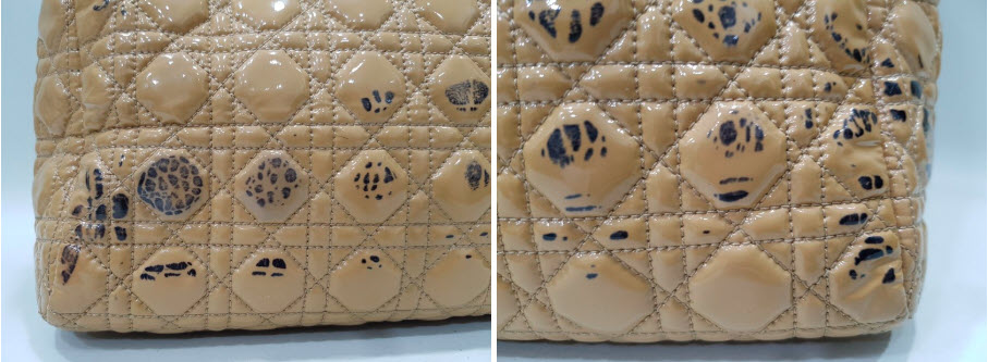 크리스챤디올 가방 까나쥬 레이디 에나멜백