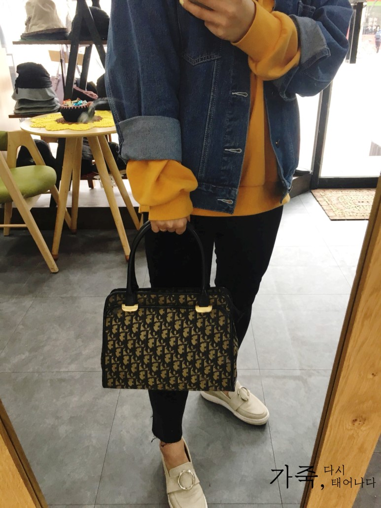 크리스찬 디올 Christian Dior 페브릭 토드백