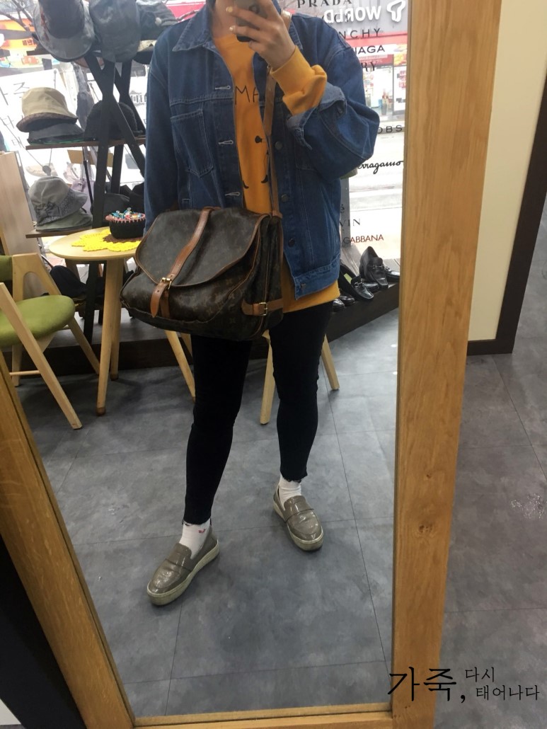 루이비통 소뮤르 35 쌍둥이백 크로스백 Louis Vuitton