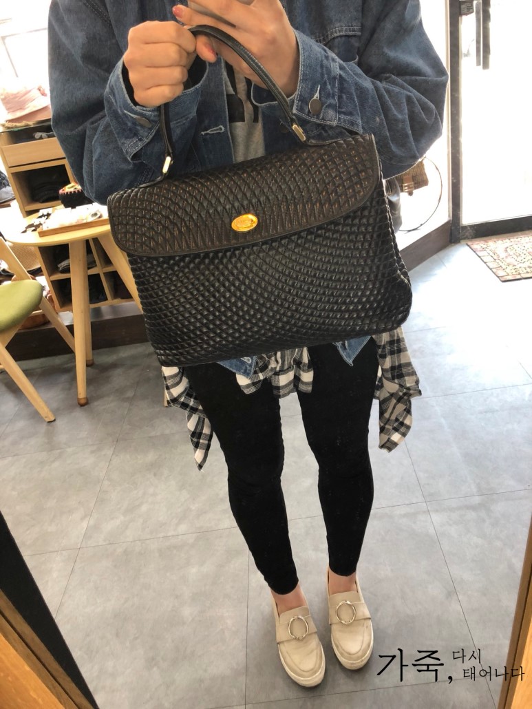 BALLY 발리 양가죽 스티치 토트백 / 토드백