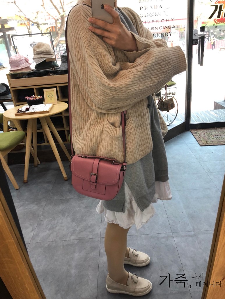 Coach 코치 분홍 크로스백