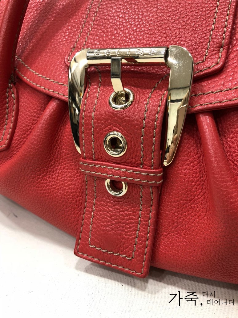 CELINE 셀린느 오렌지 바케트 토트백