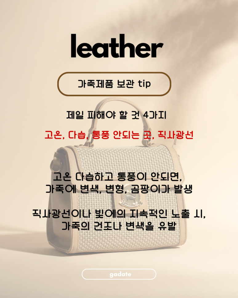가죽 신발 보관 방법