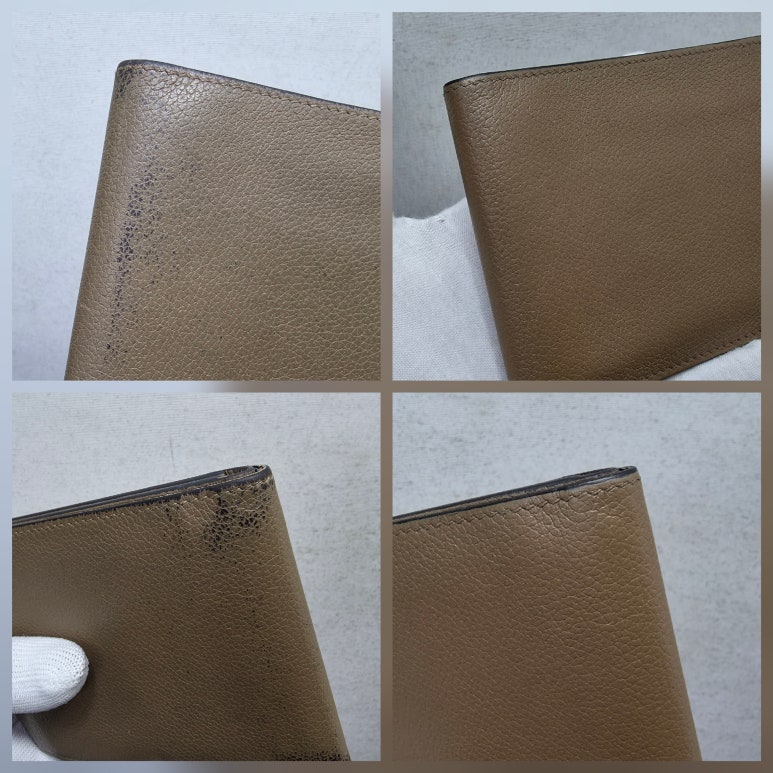 에르메스 지갑 복원 후 상태