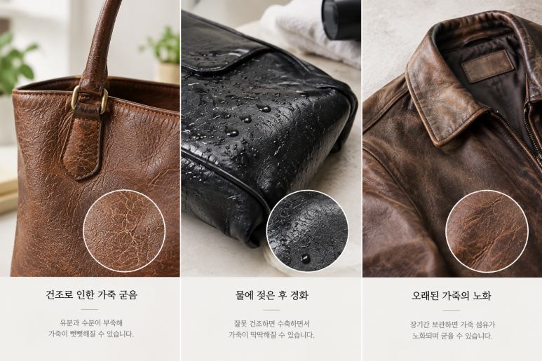 가죽 상태 점검