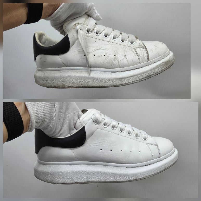 알렉산더 맥퀸 스니커즈 복원 후 모습